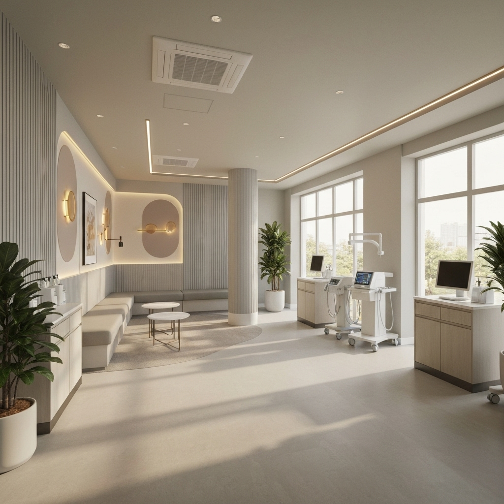 Modern medical clinic interior